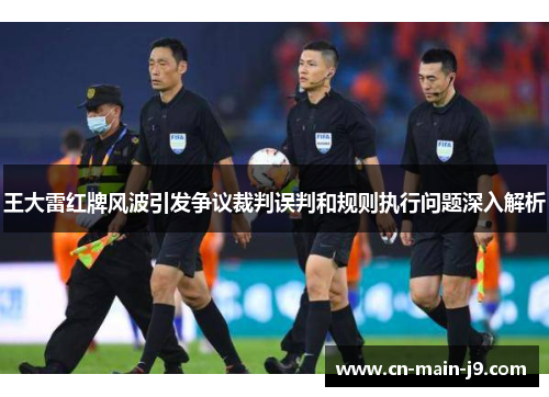 王大雷红牌风波引发争议裁判误判和规则执行问题深入解析